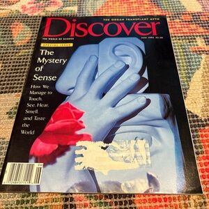 Vintage Discover Magazine June 1993 The Mystery of Sense Retro GUC Touch Smell